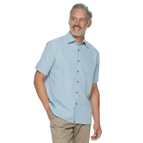 microfiber button down shirt