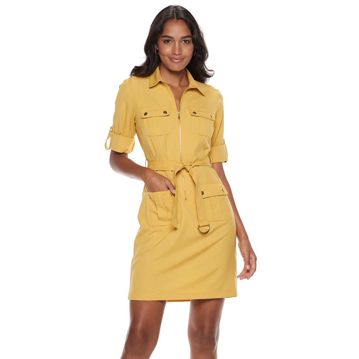 sharagano shirt dress