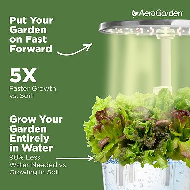 AeroGarden Harvest Elite 360 with Gourmet Herb Seed Pod Kit