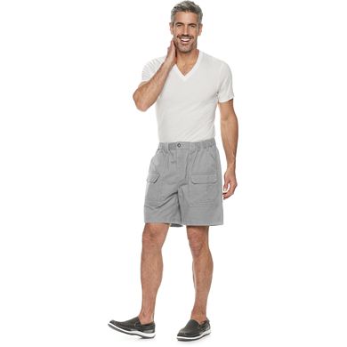 Men's Croft & Barrow® Classic-Fit Side-Elastic 7.5-inch Cargo Shorts