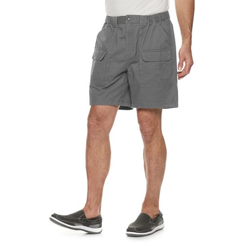 Men's Croft & Barrow® Classic-Fit Side-Elastic 7.5-inch Cargo Shorts