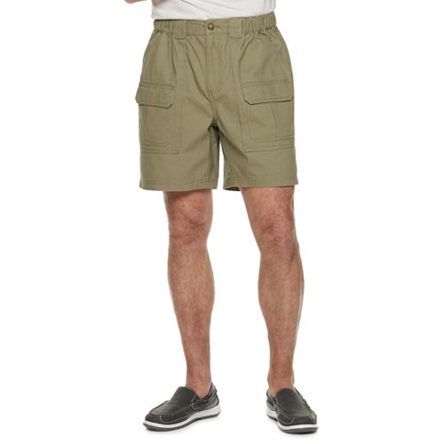 Men's Croft & Barrow® Classic-Fit Side-Elastic 7.5-inch Cargo Shorts