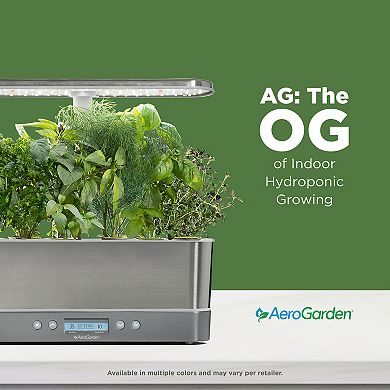 AeroGarden Harvest Elite Slim with Gourmet Herb Seed Pod Kit