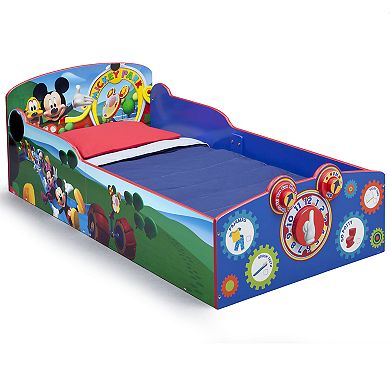 Disney's Mickey Mouse Interactive Wood Toddler Bed by Delta Children