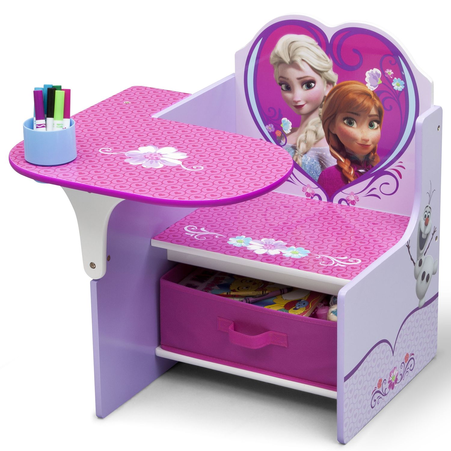 kids chair desk with storage