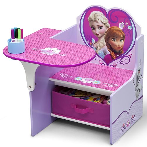 Disney S Frozen Chair Desk With Storage Bin By Delta Children