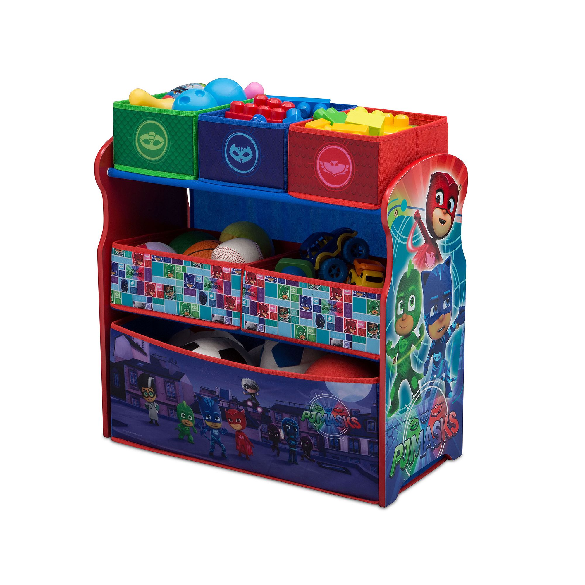 Delta Children PJ Masks Multi-Bin Toy Organizer