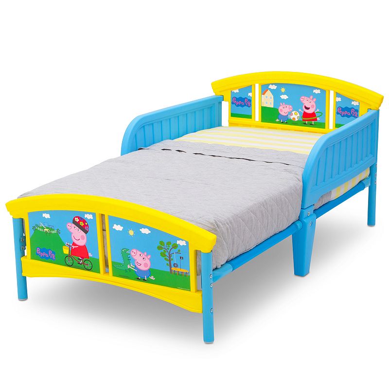 UPC 080213075712 product image for Delta Children Peppa Pig Plastic Toddler Bed | upcitemdb.com