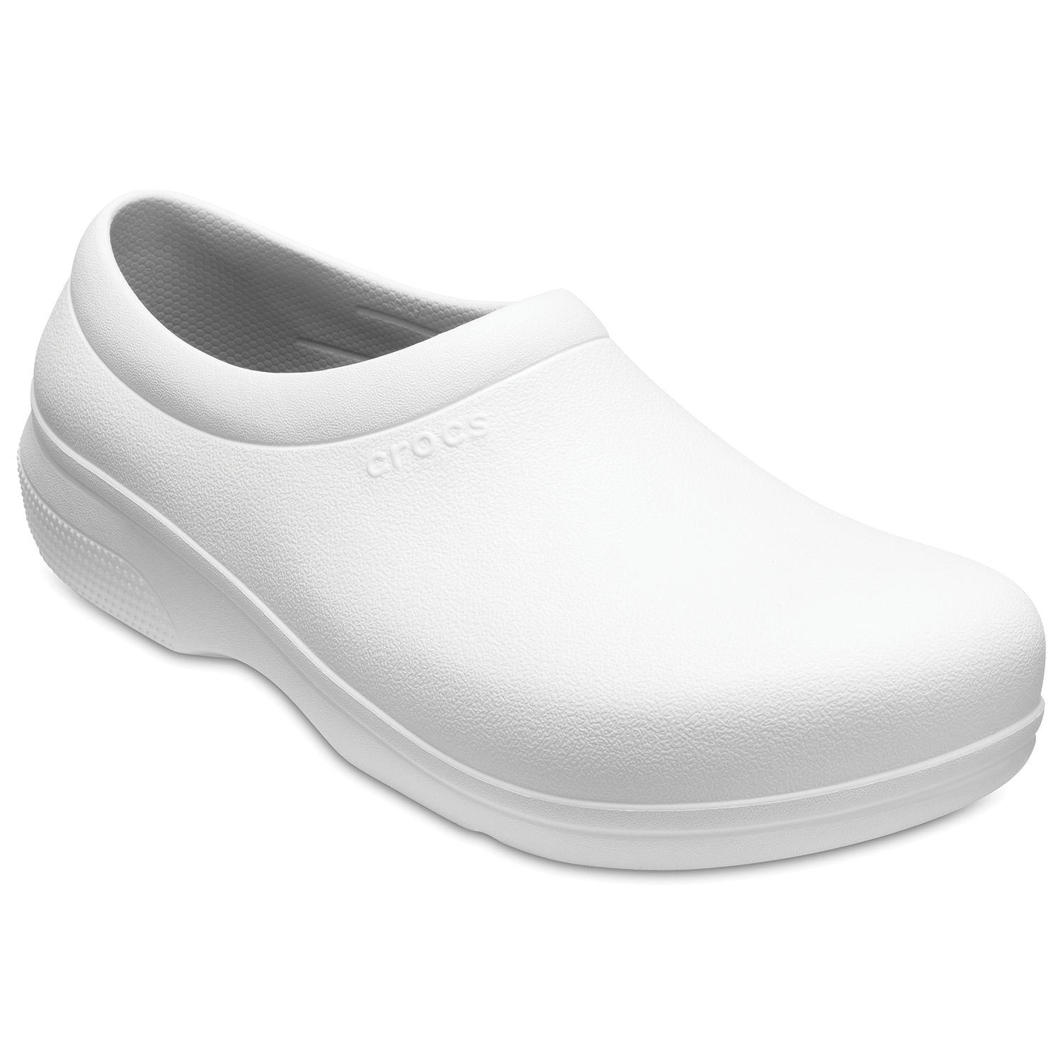 white croc nursing shoes