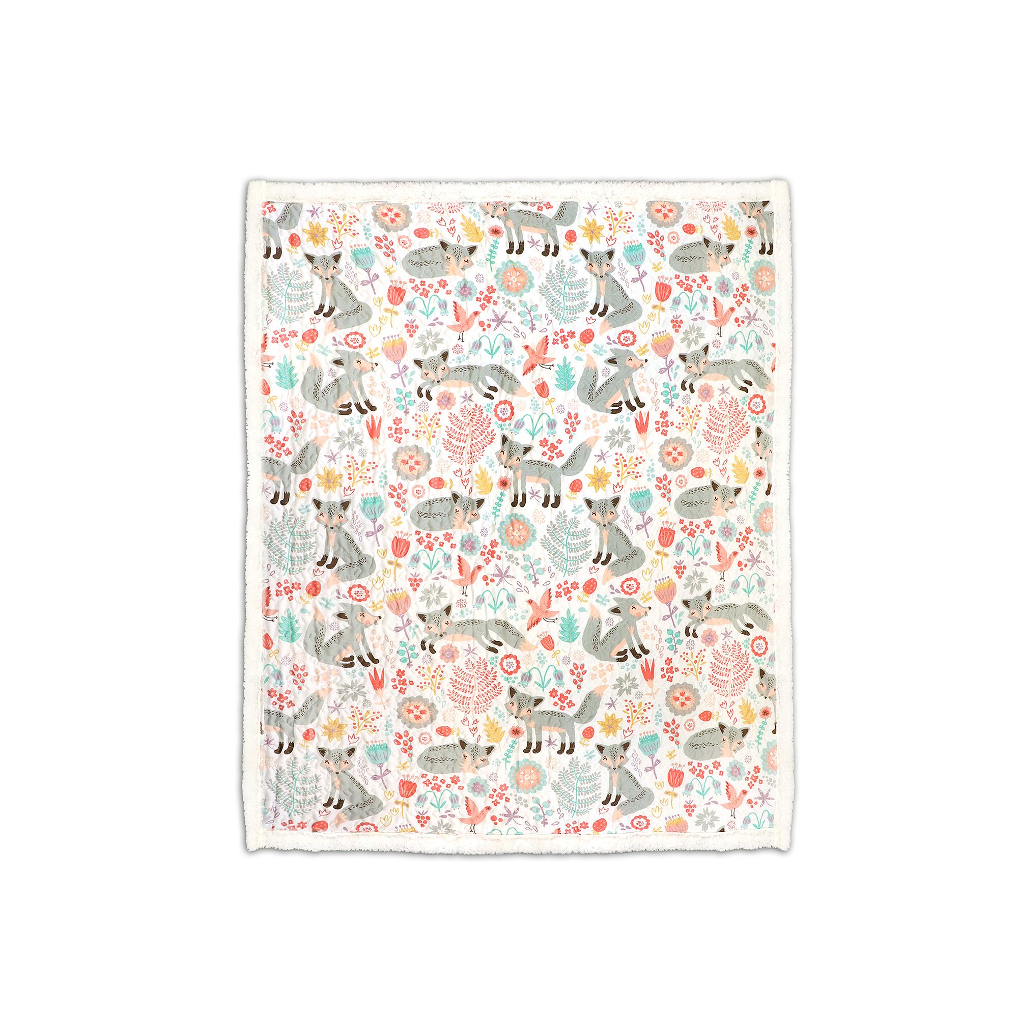 Lush Decor Pixie Fox Throw, Gray