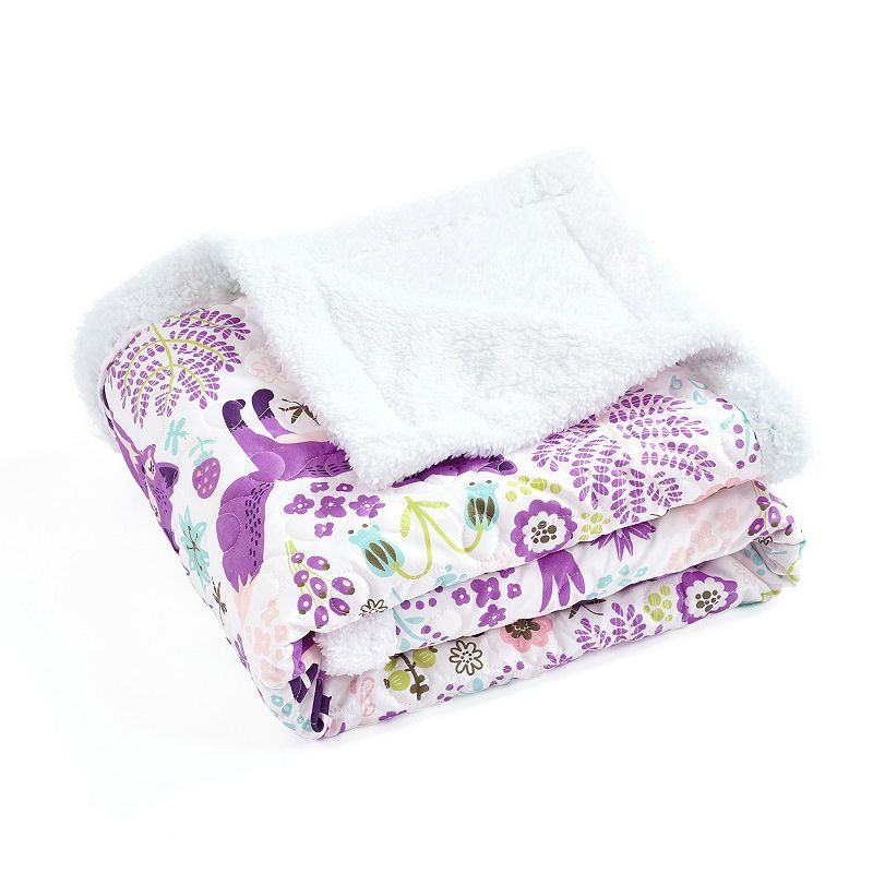 Lush Decor Pixie Fox Throw, Purple