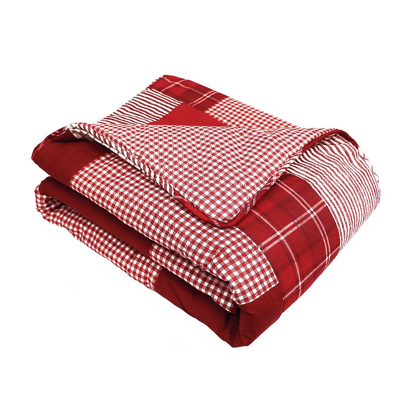 Lush Decor Greenville Throw, Red