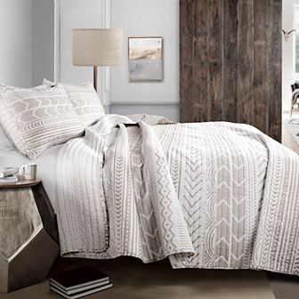 Lush Decor Hygge Geo Quilt Set