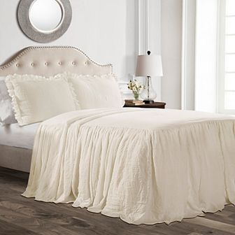 Lush Decor Ruffle Skirt Bedspread Set