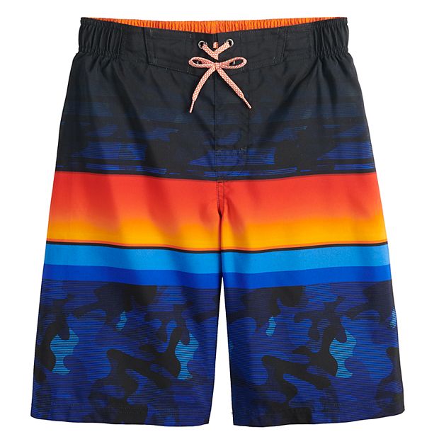 Boys 8-20 ZeroXposur Grom Striped Swim Trunks