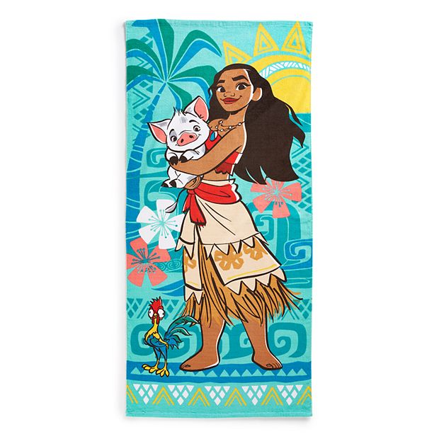 Moana bath towel hot sale