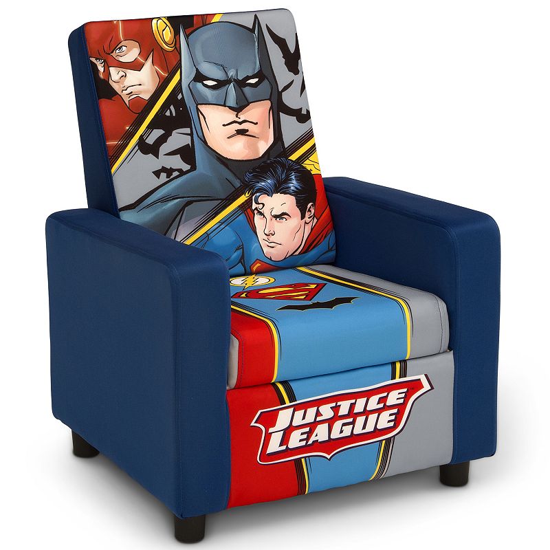 Delta Children Justice League High Back Upholstered Chair, Multicolor