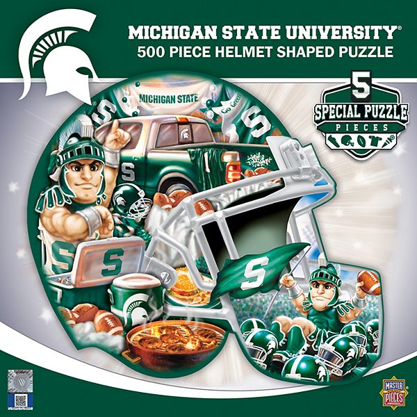 Michigan State Spartans 500 Piece Helmet Puzzle