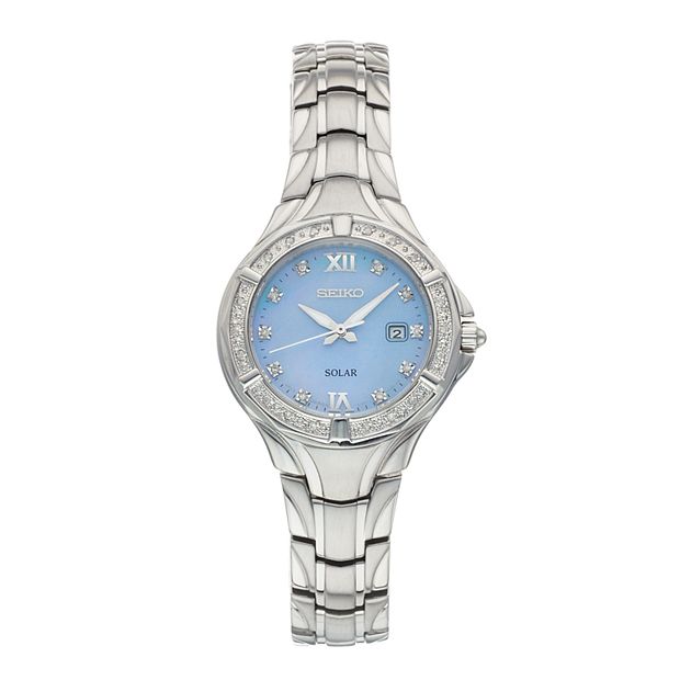 Seiko Women s Solar Diamond Accent Watch SUT371