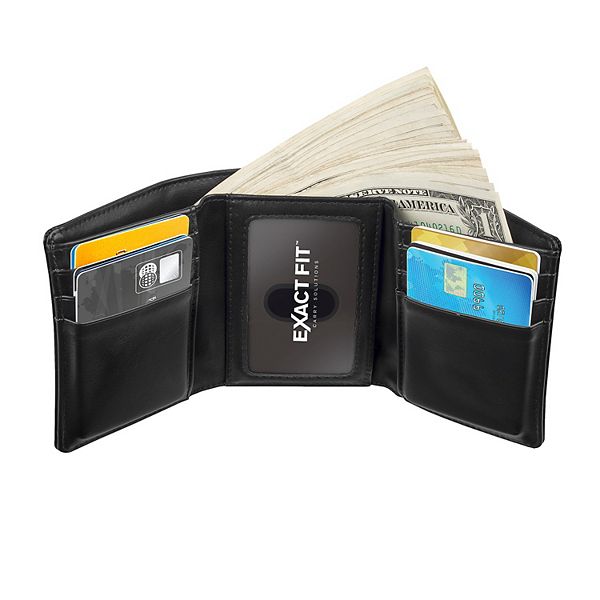 Men's Exact Fit RFID-Blocking Stretch Trifold Wallet