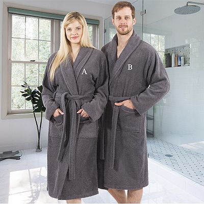 Linum Home Textiles Turkish Cotton Terry Unisex Bathrobe NEW W/TAGS popular