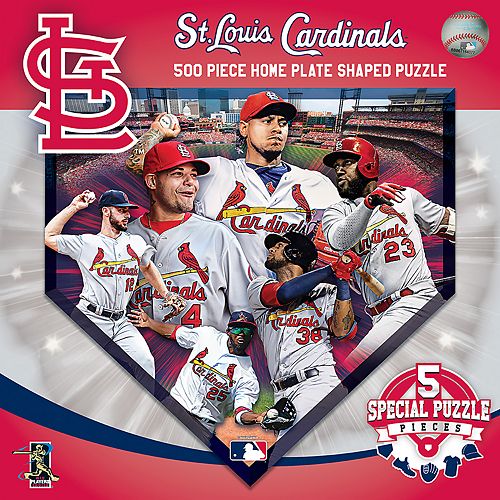 St. Louis Cardinals MLB Home Plate Shaped Puzzle