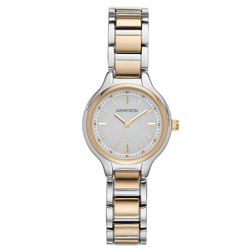 armitron two tone watch
