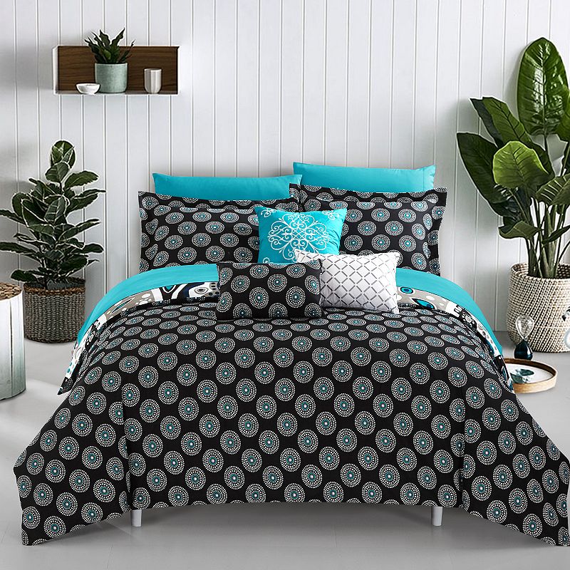 46233373 Mornington Twin 8-piece Bedding Set, Black sku 46233373