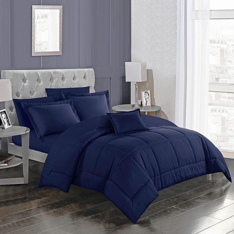 Jordyn Bedding Set, Blue, King