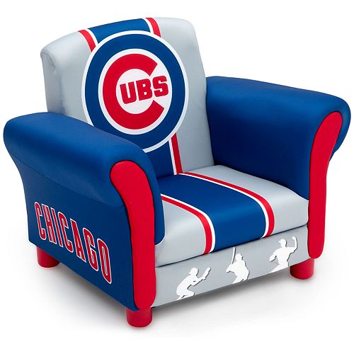 Delta Children Chicago Cubs Kids Upholstered Arm Chair