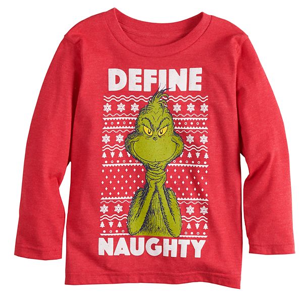 Boys store grinch shirt