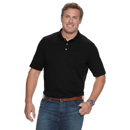 Big & Tall Croft & Barrow® ClassicFit ExtraSoft Interlock Pocket Polo