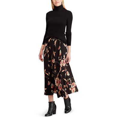 Women's Chaps Floral Midi Skirt