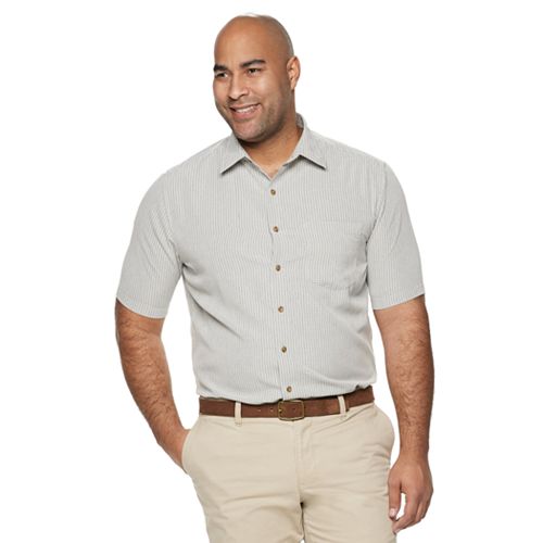 microfiber button down shirt