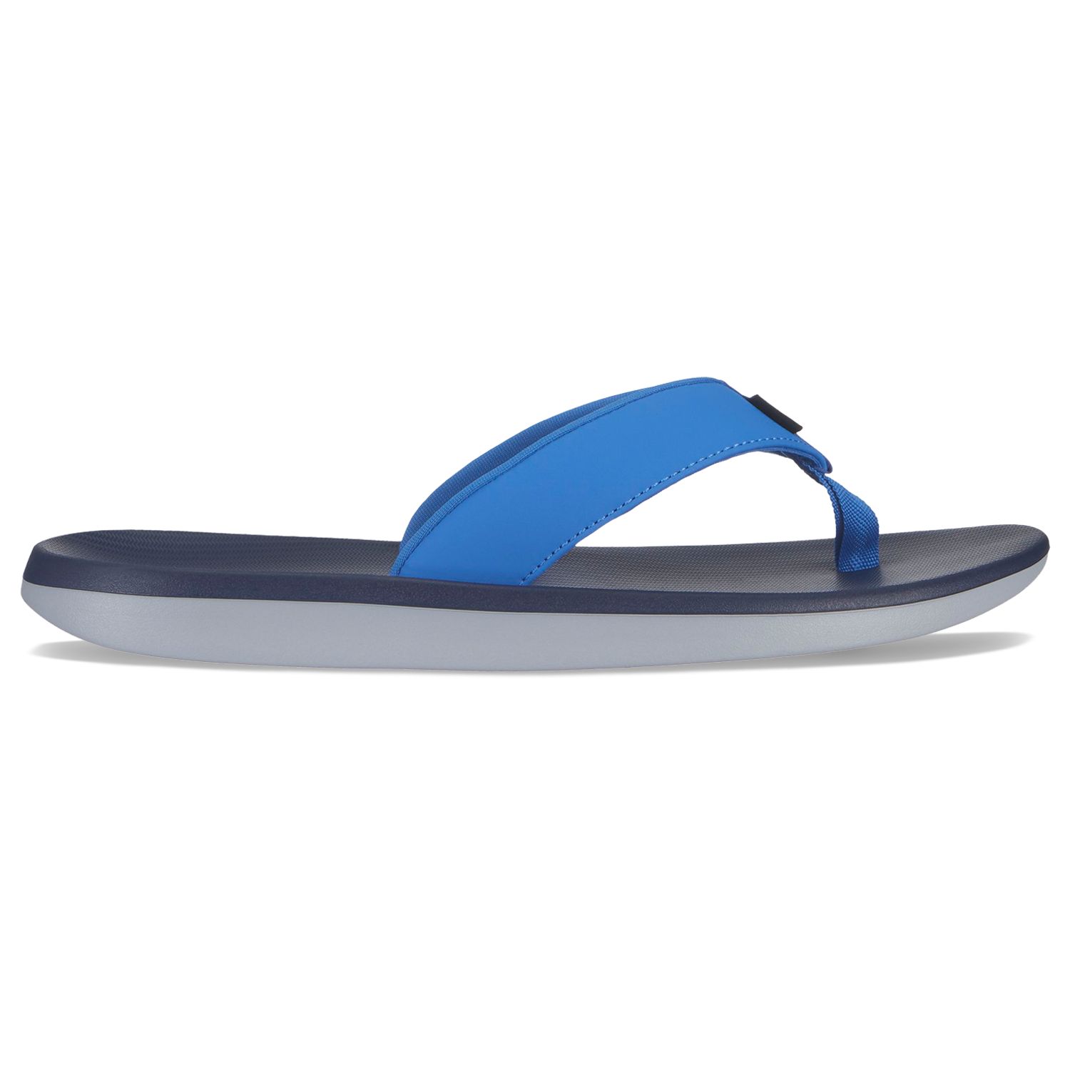 blue nike flip flops