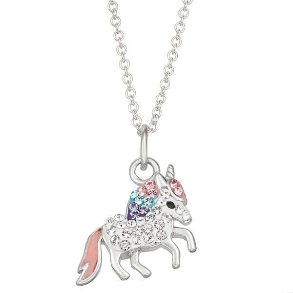 Kids crystal necklace sale