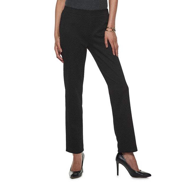 Dana buchman straight leg pull hot sale on pants