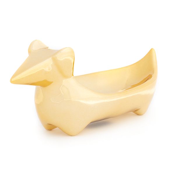 Details about   LC Lauren Conrad Dachshund Dog Trinket Tray New in Box Retails for $26.00 