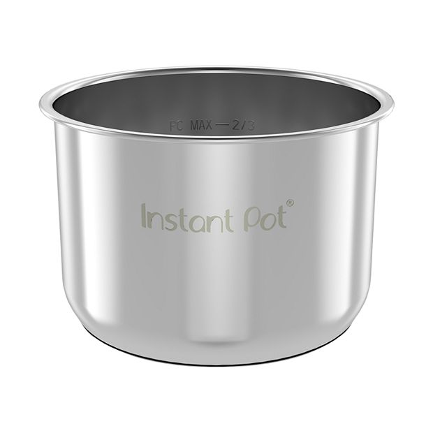  Instant Pot Stainless Steel Inner Cooking Pot 6-Qt, Polished  Surface, Rice Cooker: Pressure Cookers: Home & Kitchen