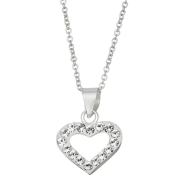 ladies heart pendant necklaces