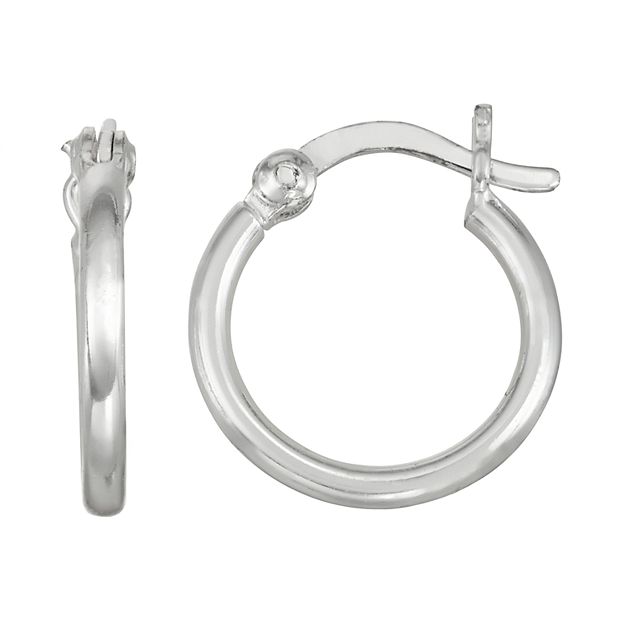 Kohls sterling hot sale silver hoops