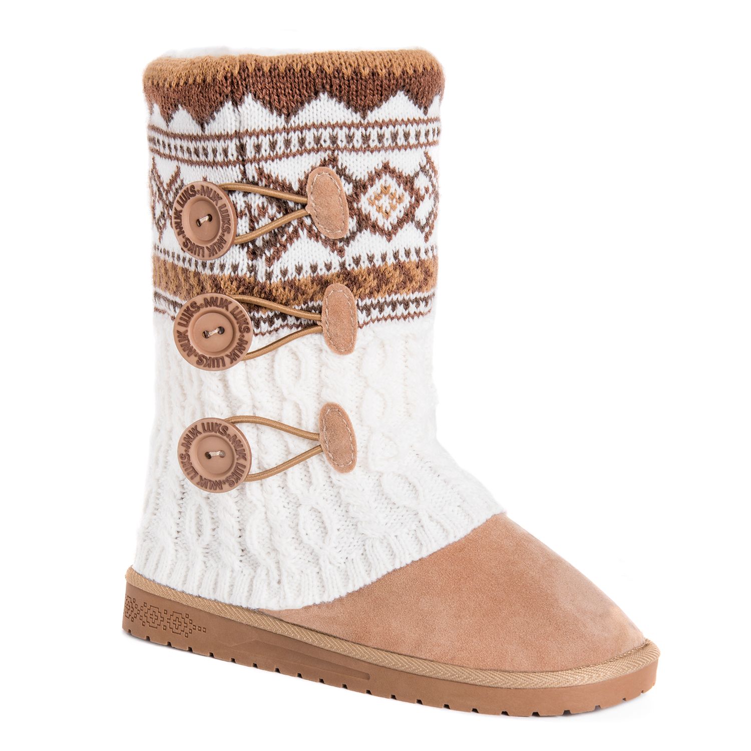 muk luks women's slipper boot