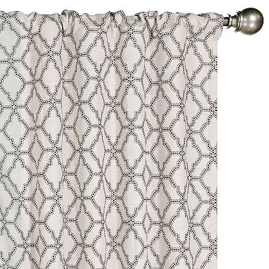 eclipse Lollie 1-Panel Blackout Window Valance