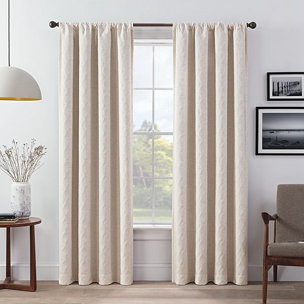 eclipse Lollie Blackout 2Pack Window Curtains Ivory (52X84) Deal