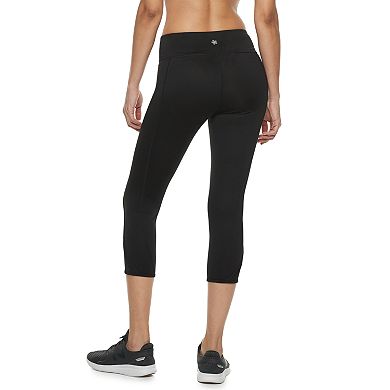 Women's Tek Gear® Open-Work Mid-Rise Capri Leggings