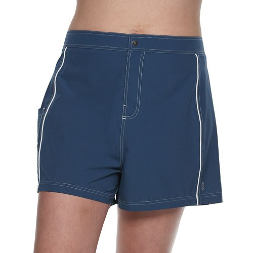 Plus Size Free Country Stretch Swim Shorts