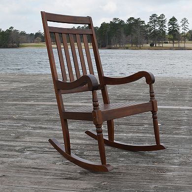 Carolina Outdoors Belmont Slatted Rocking Chair