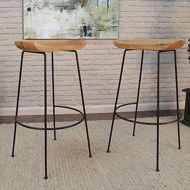 Carolina Living Diya Bar Stool 2-piece Set