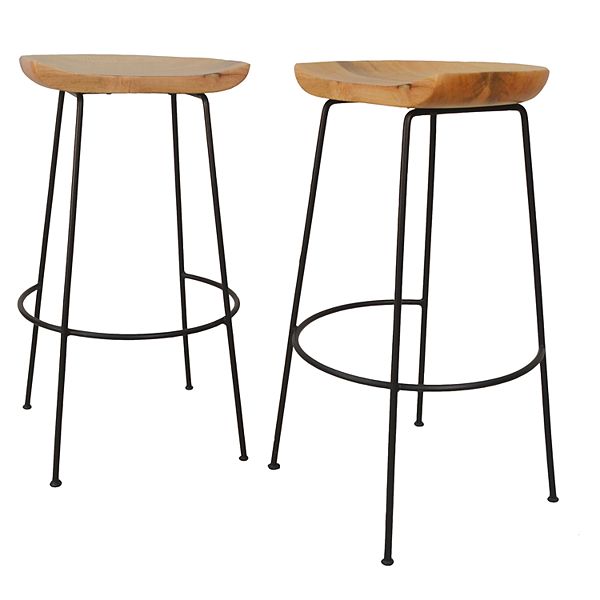 Carolina Forge Diya Bar Stool 2 piece Set