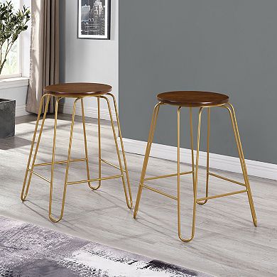 Carolina Living Ethan Counter Stool 2-piece Set